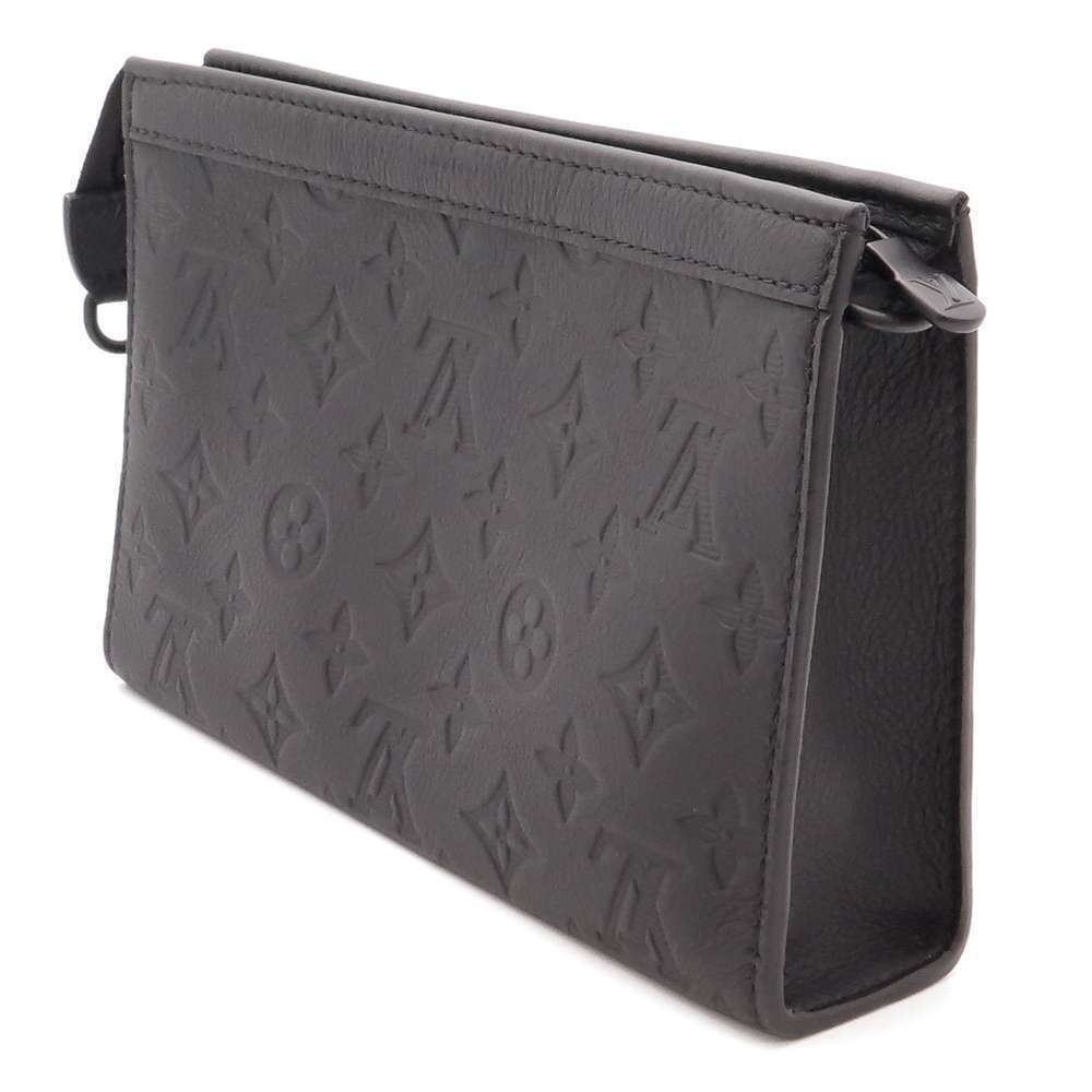 Louis Vuitton Black Bag Shadow Wearable Gaston Wallet Shoulder Monogram Black